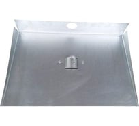 Алюминиевая лопата для снега без черенка Спец Движок 3-бортная, 500х600 мм КПБ-3Б-500