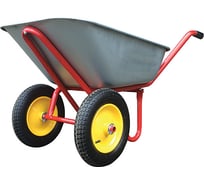 Строительная тачка (двухколесная, 110 л, грузоподъемность 240 кг) FIT РОС Профи 77619