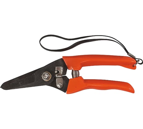 Садовый секатор (режущие кромки внахлест, пластиковые ручки 175 мм) КУРС 76262