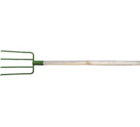 Навозные сварные 4-х рогие вилы с деревянным черенком КУРС 76995