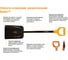 Совковая укороченная лопата FISKARS SolidTM 1026649 4
