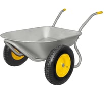 Тачка (2-колесная, корыто оцинкованное, 1мм, 78л) Biber 99404 тов-215300