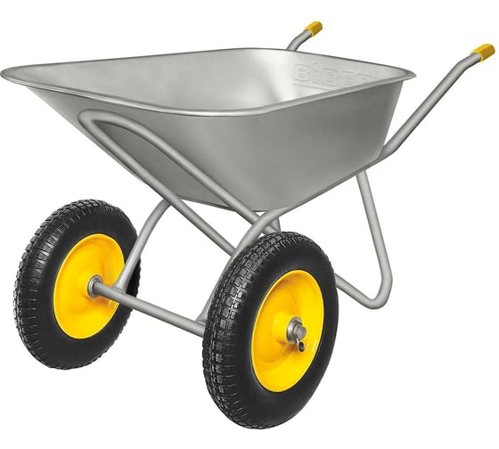 Тачка (2-колесная, усиленное корыто, оцинкованное, 1мм, 70л) Biber 99405 тов-215301 1