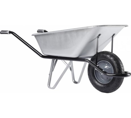 Одноколесная оцинкованная тачка Haemmerlin CARGO EXCELLIUM 120 RENOVATION колесо пневматическое, 400 мм 301227401