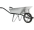 Тачка (одноколесная, 100 л, оцинкованная, колесо литое, 360 мм) Haemmerlin CARGO MEDIUM 324008401 1