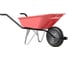 Тачка (одноколесная, 100 л, пневмо, 380 мм) Haemmerlin CARGO SUNNY STRAWBERRY 301110510 1