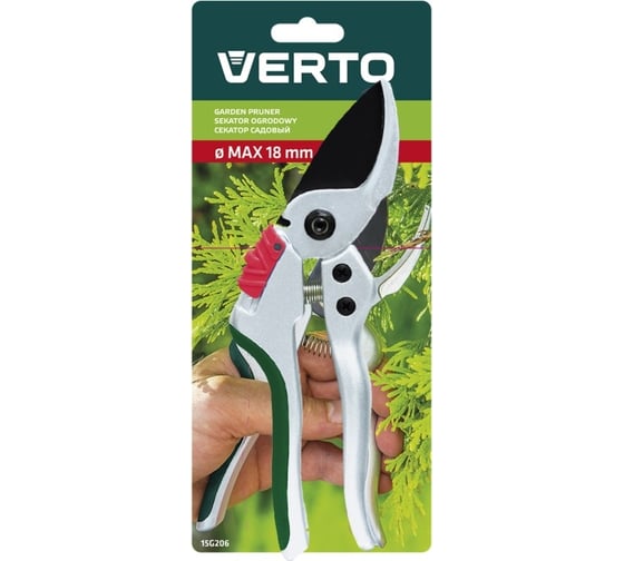 Садовый универсальный секатор VERTO 15G206