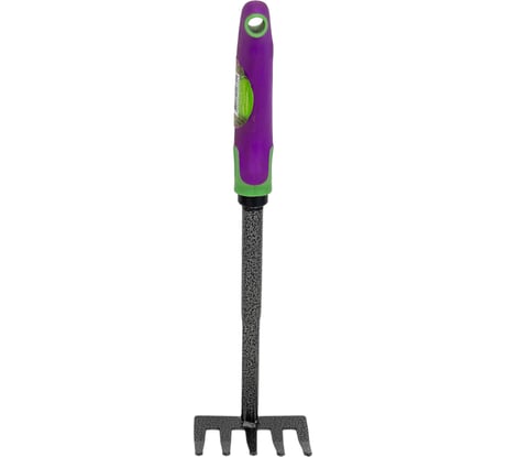 Садовые мини-грабли DON GAZON обрезиненная ручка, 300 мм 126-0300 54911