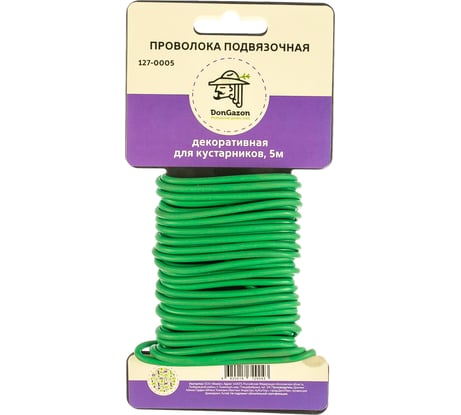 Подвязочная проволока DON GAZON на рамке, 4 мм х 5 м 1/100 127-0005 54923