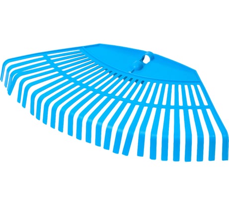 Пластиковые веерные грабли КЭС ширина 600 мм, 26 плоских зубьев, тулейка 25 мм, без черенка 21010076