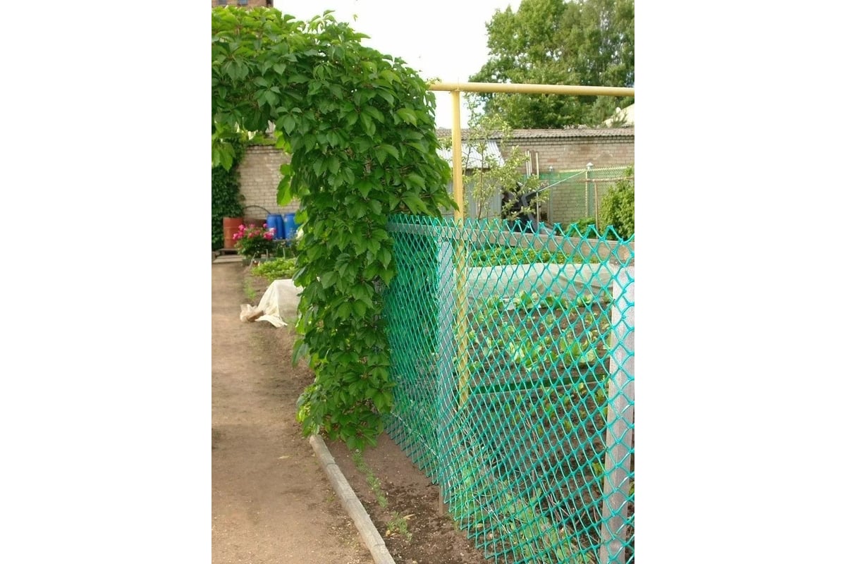 Квадратная садовая сетка зеленый луг 15x15 1,0x20 Удачная красный Р1 .
