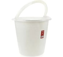 Пластиковое ведро Darel Plastic 10 л, мрамор, d 29.5 см, h 28 см 066217