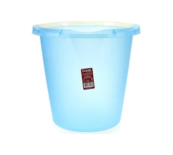 Пластиковое ведро Darel Plastic 10 л, синее, d 29.5 см, h 28 см 066221