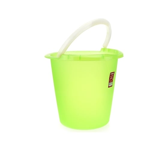 Пластиковое ведро Darel Plastic 10 л, зеленое, d 29.5 см, h 28 см 066222