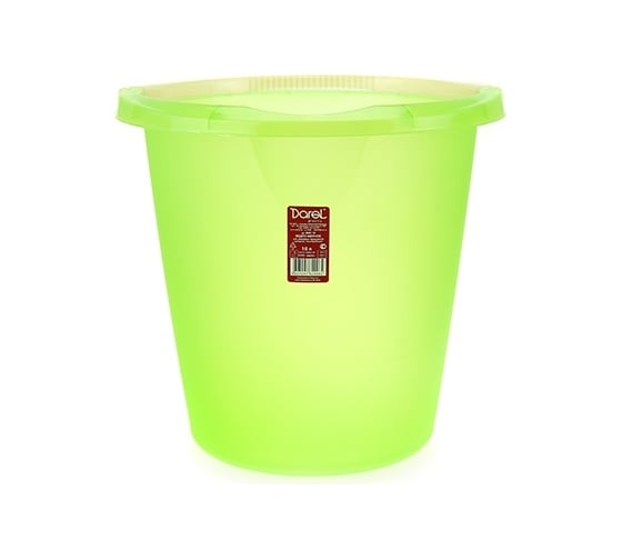 Пластиковое ведро Darel Plastic 10 л, зеленое, d 29.5 см, h 28 см 066222
