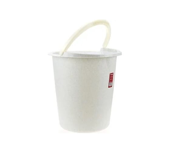 Пластиковое ведро Darel Plastic 12 л, мрамор, d 29.5 см, h 31 см 066220