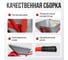 Строительная тачка Variant двухколесная, УСИЛЕННАЯ PU, 110 л, 2 колеса PU (ПОЛИУРЕТАНОВОЕ), 3.25/3.00-8. грузоподъемность 200 кг, корыто 0,8 мм. 12110Лт 4
