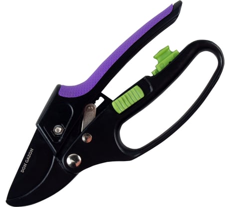 Секатор DON GAZON с храповым механизмом и масленкой 249963