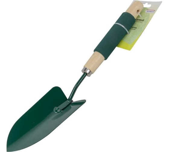 Посадочный садовый совок с деревянной рукояткой WMS Tools WMC-TG2104021-B