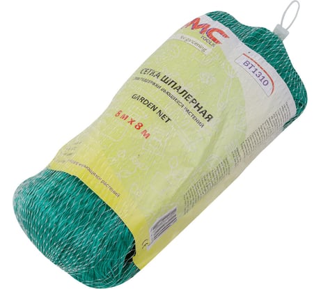 Шпалерная сетка для вьющихся растений WMS Tools 8 м х 8 м WMC-BT1310