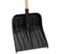 Снеговая лопата СИБРТЕХ 360x400 мм, с черенком 1с, пластмассовая, алюминиевая окантовка 61574 15