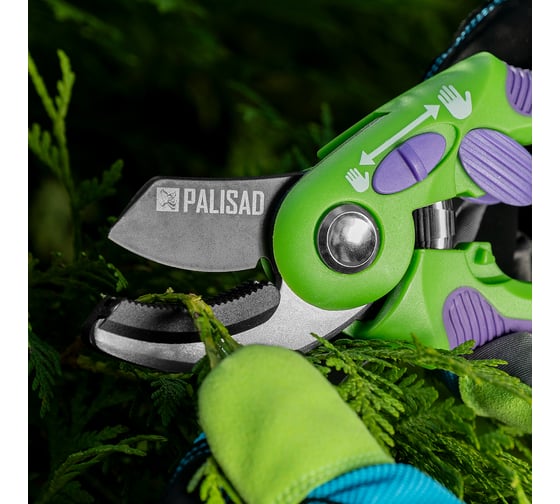 Секатор с наковальней с регулировкой захвата PALISAD 60486