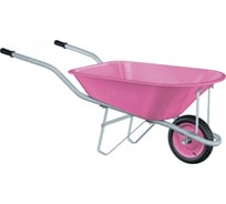 Садовая одноколесная тачка объемом 78 л PALISAD Pink Line 68969