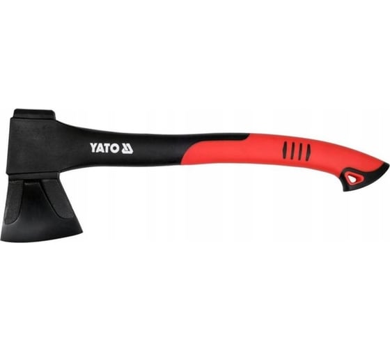 Топор-колун YATO 900 гр 45 см, нейлоновая прорезиненная ручка YT-80080