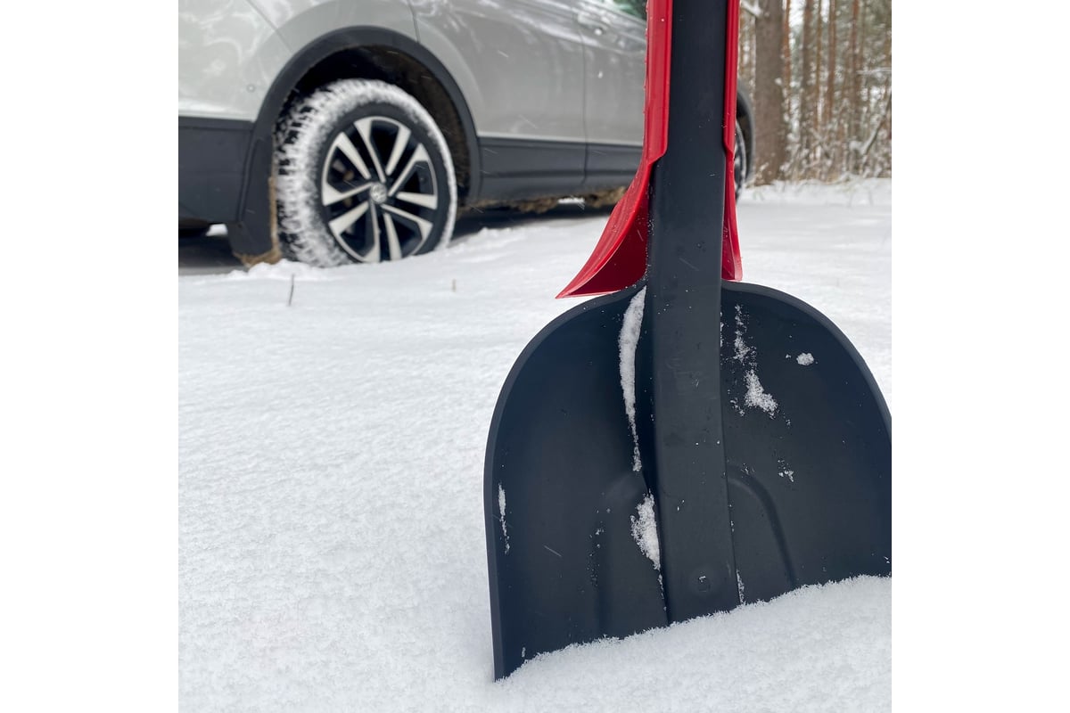  лопата для снега со скребком Fachmann 05.111 - выгодная .