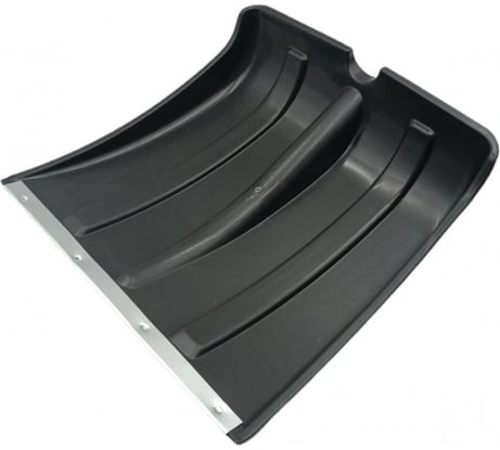 Снеговая лопата ЛЕТО Вьюга №3 п/эт. 380x365мм (оцинк.накл.) черная без черенка 817