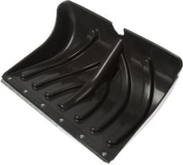 Снеговая лопата ЛЕТО Домбай п/эт. 500x350мм планка-скребок черная без черенка ЛЕТО 26469