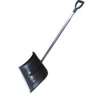 Снеговая лопата ЛЕТО Прайм п/эт.  ал.планка, ал.черенок, ручка 500x375мм 26219
