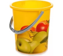 Ведро Полимербыт Яблоки 9 л. 431410200