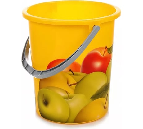 Ведро Полимербыт Яблоки 9 л. 431410200