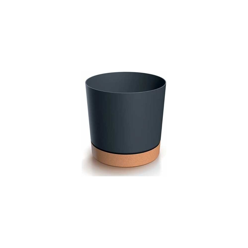Prosper Plast Vaso Lofly Slim In Plastica Riciclata, Diametro 19.6 Cm, Altezza 25.9 Cm, Colore Antracite - 3