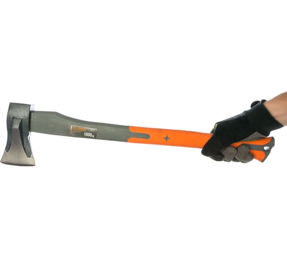Топор колун 1000 г длинная рукоятка ф/глас Tulips tools IS14-211