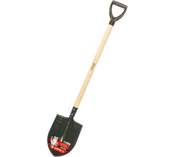Штыковая лопата МАСТЕР ЛКО, деревянный черенок, с рукояткой, ЗУБР 39572 1