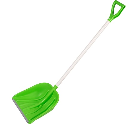 Полипропиленовая лопата 410 х 390 мм с черенком, СИБРТЕХ Россия PROFI 61492