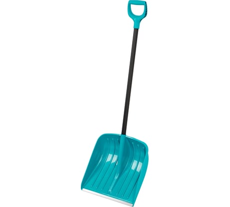 Лопата для уборки снега PALISAD полипропилен, 450x450x1355 мм, алюминиевый черенок, luxe 61678