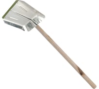 Лопата ООО Агростройлидер оцинкованная 380x380мм с планкой с деревянным черенком 1200мм в сборе СНЕГ-03.24.2