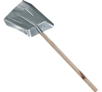 Лопата ООО Агростройлидер оцинкованная 380x380мм без планки с деревянным черенком 1200мм в сборе СНЕГ-03.23.2