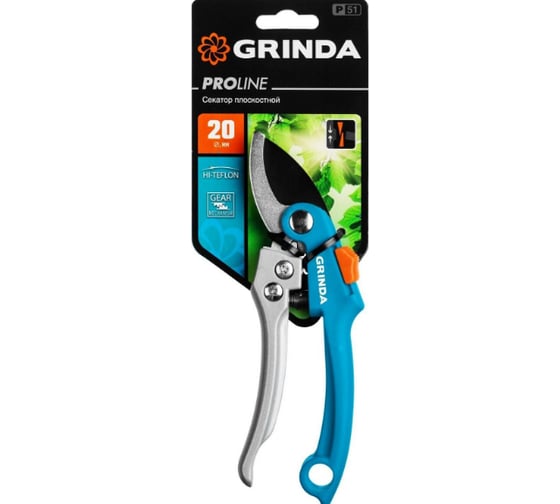 Плоскостной секатор Grinda PRO Line 423451