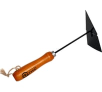 Мотыжка + бороздовик On Premium, п/о, лакированная деревянная ручка 24-06-073