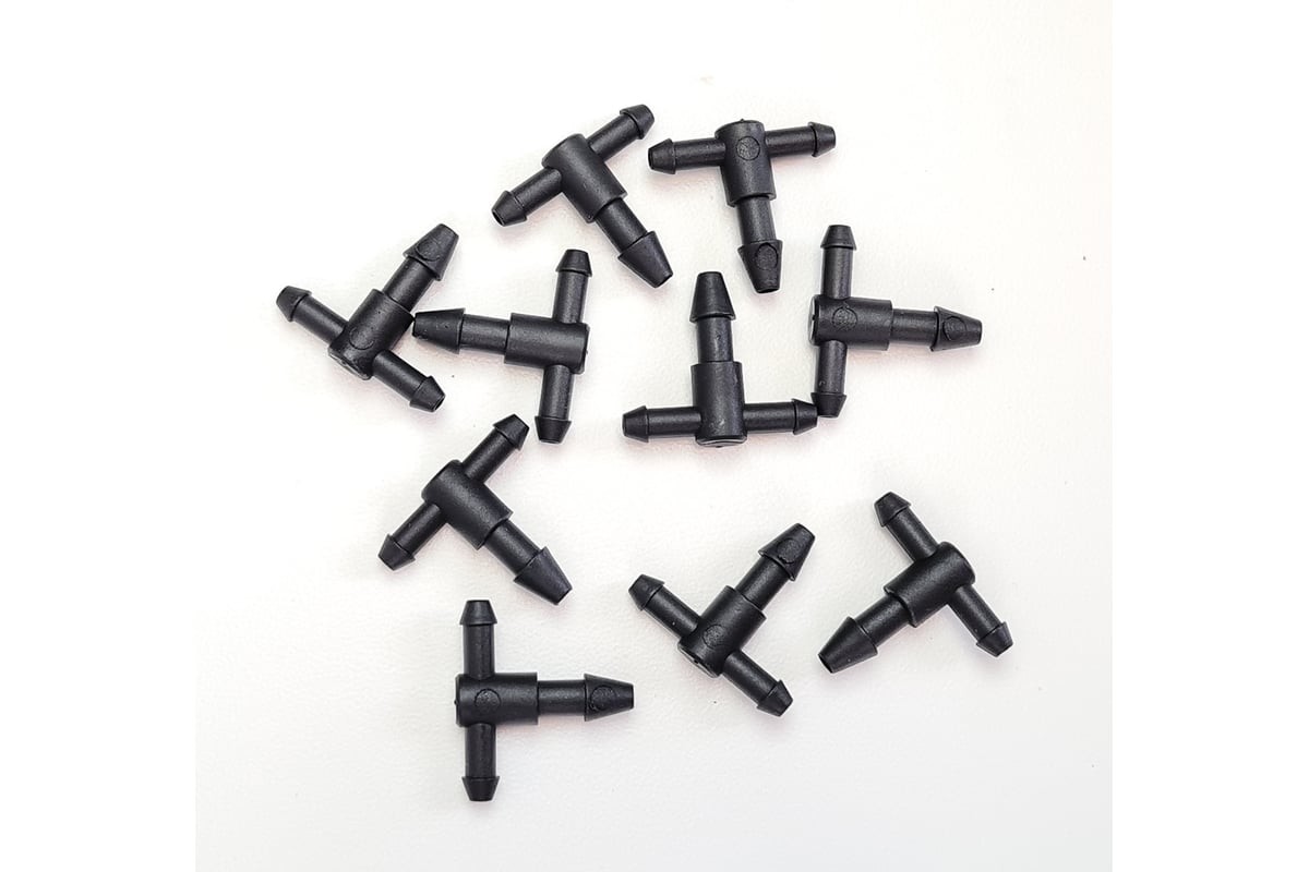 Набор микротройников для капельного полива Профитт 3 мм, 100 шт ...