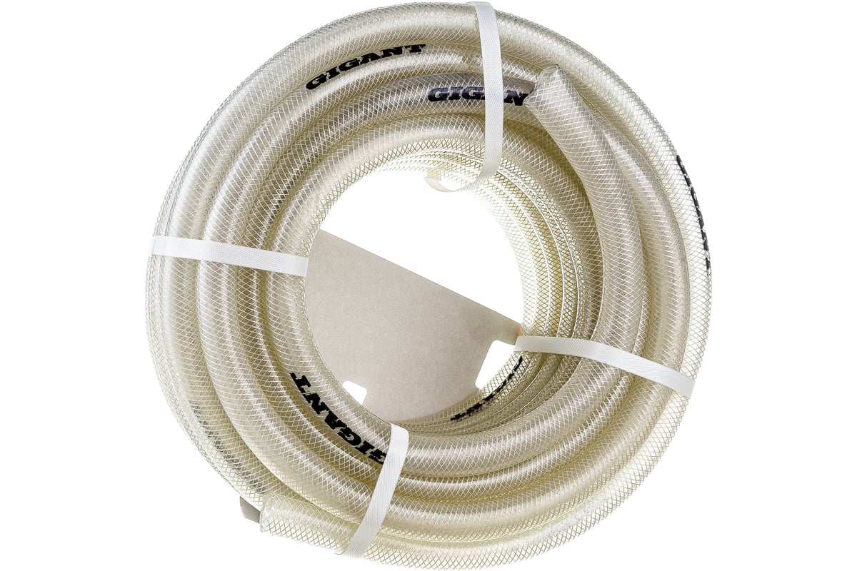 Прозрачный армированный масло-бензостойкий шланг Gigant 1\", 25 м, 3 ...