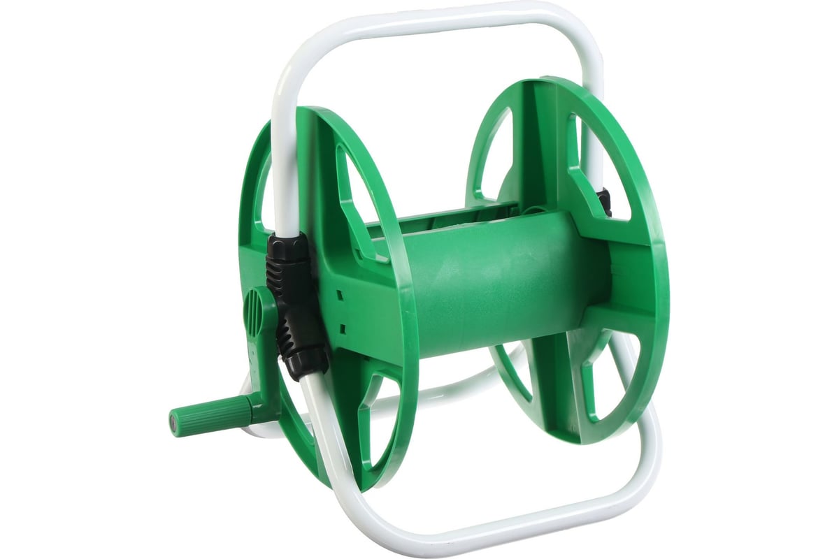 Катушка для шланга до 30 метров Greengo металл, pvc-пластик 4624666 ...