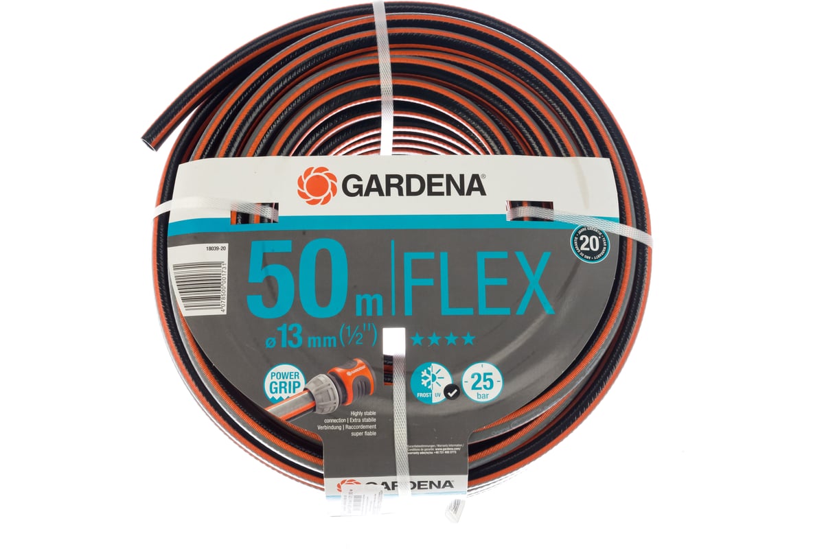Шланг FLEX 1/2", 50м Gardena 1803920.000.00 выгодная цена, отзывы