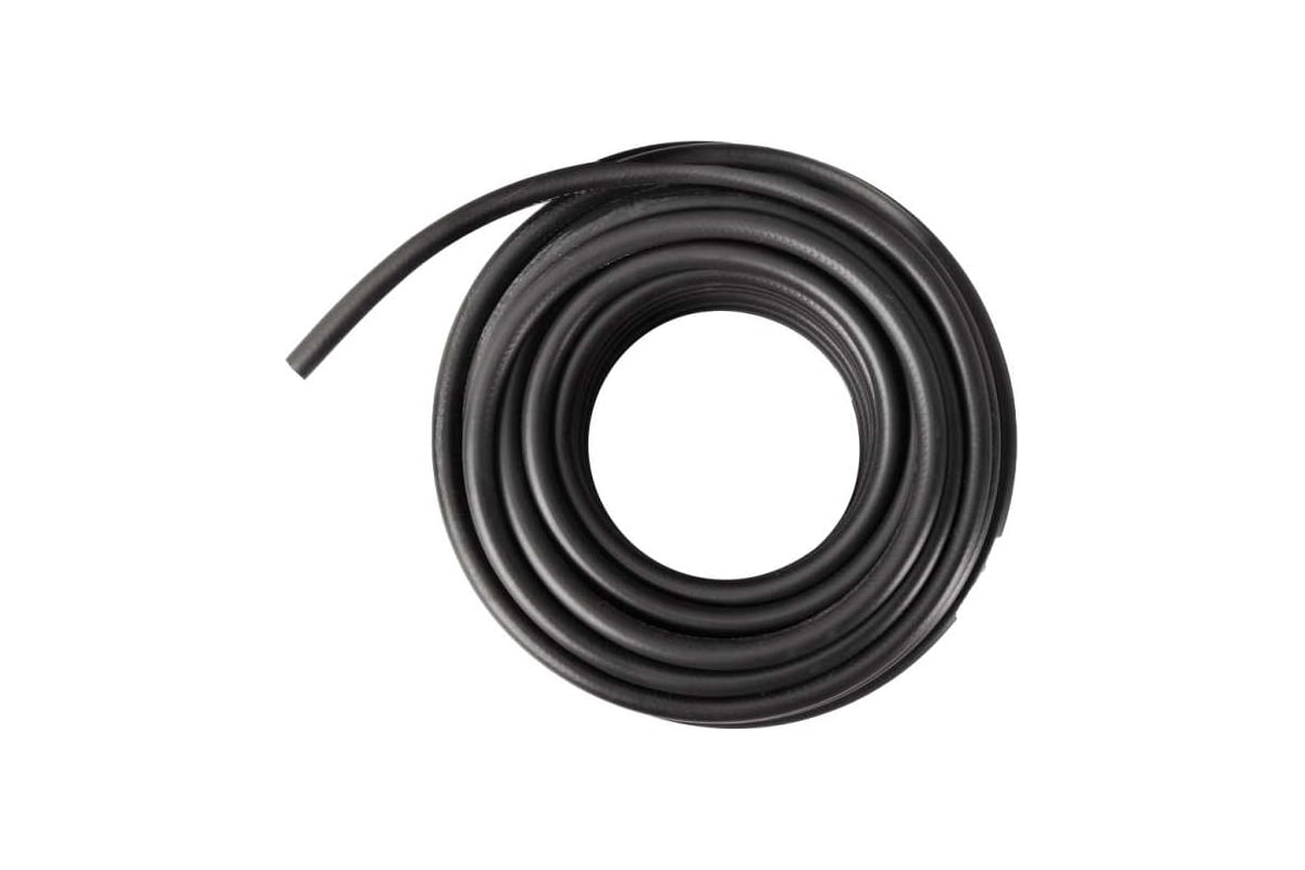Резиновый армированный шланг Вихрь 12.5x16-1.0 мм, ВГ, 25 м, чёрный ...