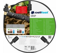 Сочащийся шланг Cellfast DRIP 1/2", 15 м 19-002