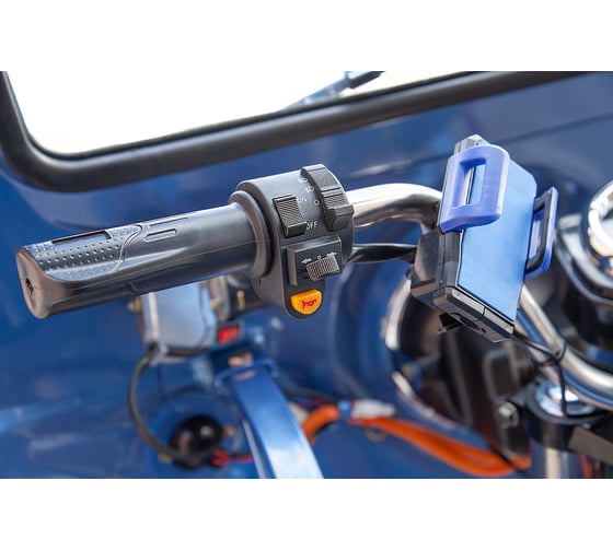 Грузовой электротрицикл Rutrike Гермес Pro 1500 72V1500W темно-синий матовый-2753 024457-2753